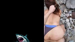 stepmom venezuelan fucks raw by river in public outdoor spot