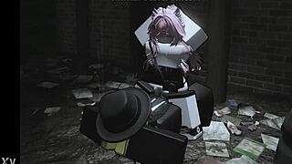 Caught kitty in rough pounding frenzy?