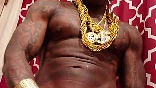 big black hairy cock hallelujah johnson jerks off in your face