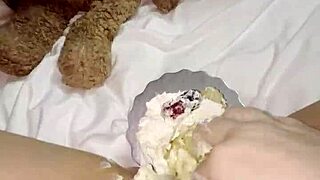 Kinky 18-Year-Old Virgin Step Sister Masturbates Dripping Wet with Creamy Cake in 4K