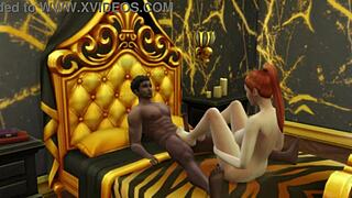 Curvy Redhead Fat Ass Railed Hard By Monster Black Cock