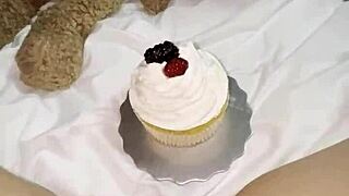 Kinky 18-Year-Old Virgin Step Sister Masturbates Dripping Wet with Creamy Cake in 4K