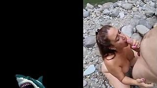 stepmom venezuelan fucks raw by river in public outdoor spot