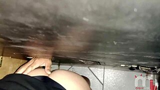 Gloryhole surprise: I sucked that hung black cock dry!