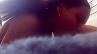 Black Teen Caught On Hidden Cam Sucking Interracial Cock