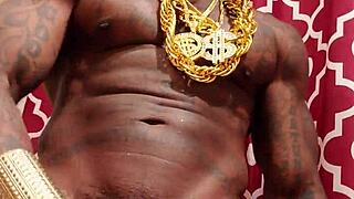 big black hairy cock hallelujah johnson jerks off in your face