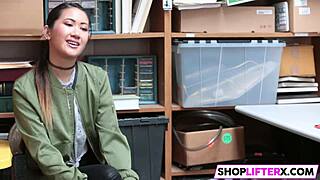 Shoplifting Teen Picks Monster Cock Over Cops