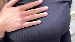 wanna flash and fuck this tall brunette teen outdoors in public pov?