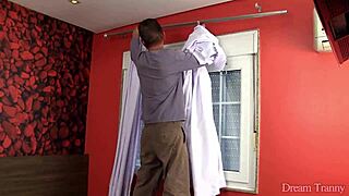 carol penelope sexy stocking tranny bareback anal creampie pumped