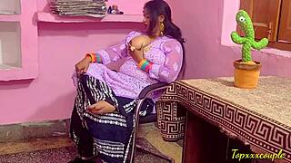 Indian bitch takes painful fuck in office backroom