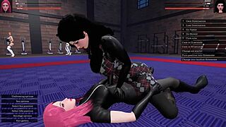 Lesbian femdom bold intense scene 231132