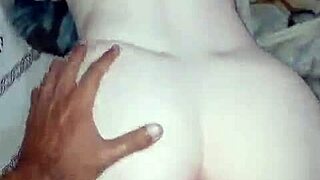 redhead teen's tight pink pussy takes bbc doggy motel style