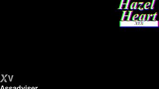 hazel moore takes full hardcore anal creampie and atm rough