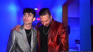 Stripper Stepdaughter Bribes Stepdad Stepbrother With Petite Pussy Threesome