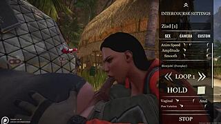 Big ass curvy milf Alissa squirts on fat boss's small cock outdoors