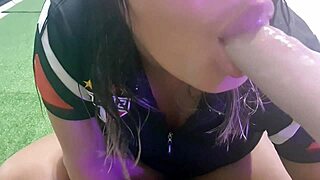 Paty Bumbum invades Maracanã stadium licking Brazilian turf