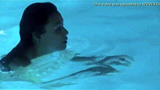 Jack Frost Sexy Nude Asian Skinny Pool Dip