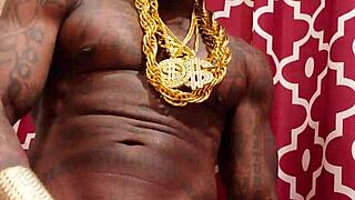 big black hairy cock hallelujah johnson jerks off in your face