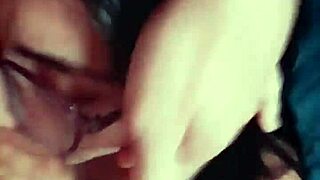 this slut with glasses gives the best blowjobs ever!!
