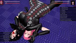 Lesbian femdom bold intense scene 231132