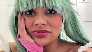 gassy bbw blasts farts in public cosplay toilet!