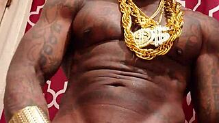 big black hairy cock hallelujah johnson jerks off in your face