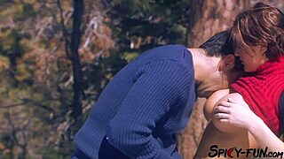 busty amateur bends over doggystyle tits bouncing mountains