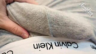 french dom turns slutty sub with harsh insults and rimming.