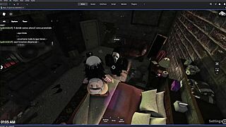 Bratty chica: craving stranger's hot cum on rainy roblox night?