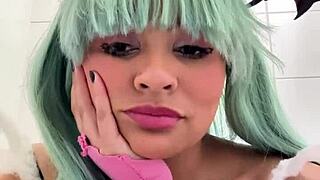 gassy bbw blasts farts in public cosplay toilet!