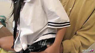 Black Monster Cock Teacher Pounds Tiny Asian Teen