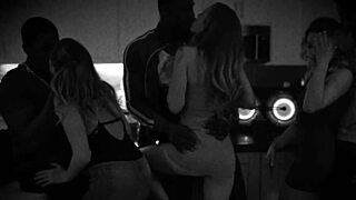 You won't believe how this brunette takes that monster black cock deep in her pussy!