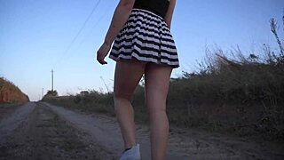 Peeking Hot Asian Upskirt Panties Flash