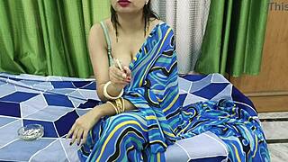 step bro, your indian stepsis rides my huge cock cowgirl creampie while we wrap gifts in hindi!