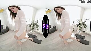 Brunette Teen FUCKS to Wild Orgasm Dance!