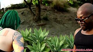 inked goth emo pierced punk rides interracial cock cowgirl spooning