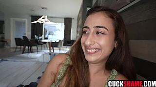 cuck husband stares as bbc ravages his milf wife