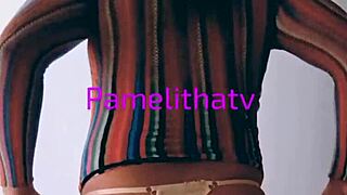 Pamelithatv closet travesti bares all in steamy trans reveal