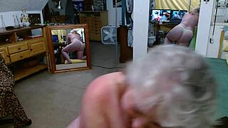 Jay's interracial humiliation roleplay with curvy hairy mature fat ass slut