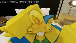 Furry Couple's Big Cock Anal Rocks Roblox House!