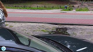 Bound brunette assfucked bareback for revenge cash.