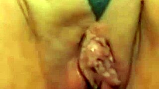 stepmom's big ass stretched wide in intense anal close-up with massive cum explosion