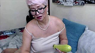 Peter Stone Lets Slutty Pussy Choose Carrot Zucchini Taste