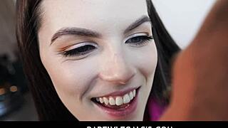 Fiona Frost! Big Tits Stepsis Taboo Creampie Test Subject!