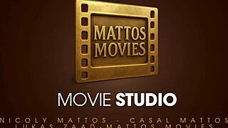 Lukas rams Nicoly's stretched post-creampie pussy