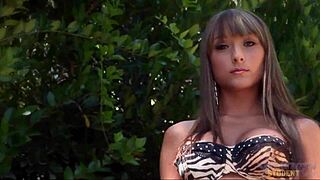 chelsea medley struts as playboy student babe