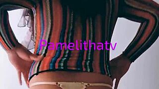 Pamelithatv closet travesti bares all in steamy trans reveal