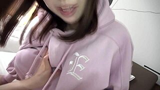 part 3 cute college girl arrives super excited