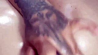 Hey big tits latina schoolgirl toys her tight pussy