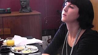 lesbians strap on fuck shaved pussies cowgirl doggy style 😈🍆💦